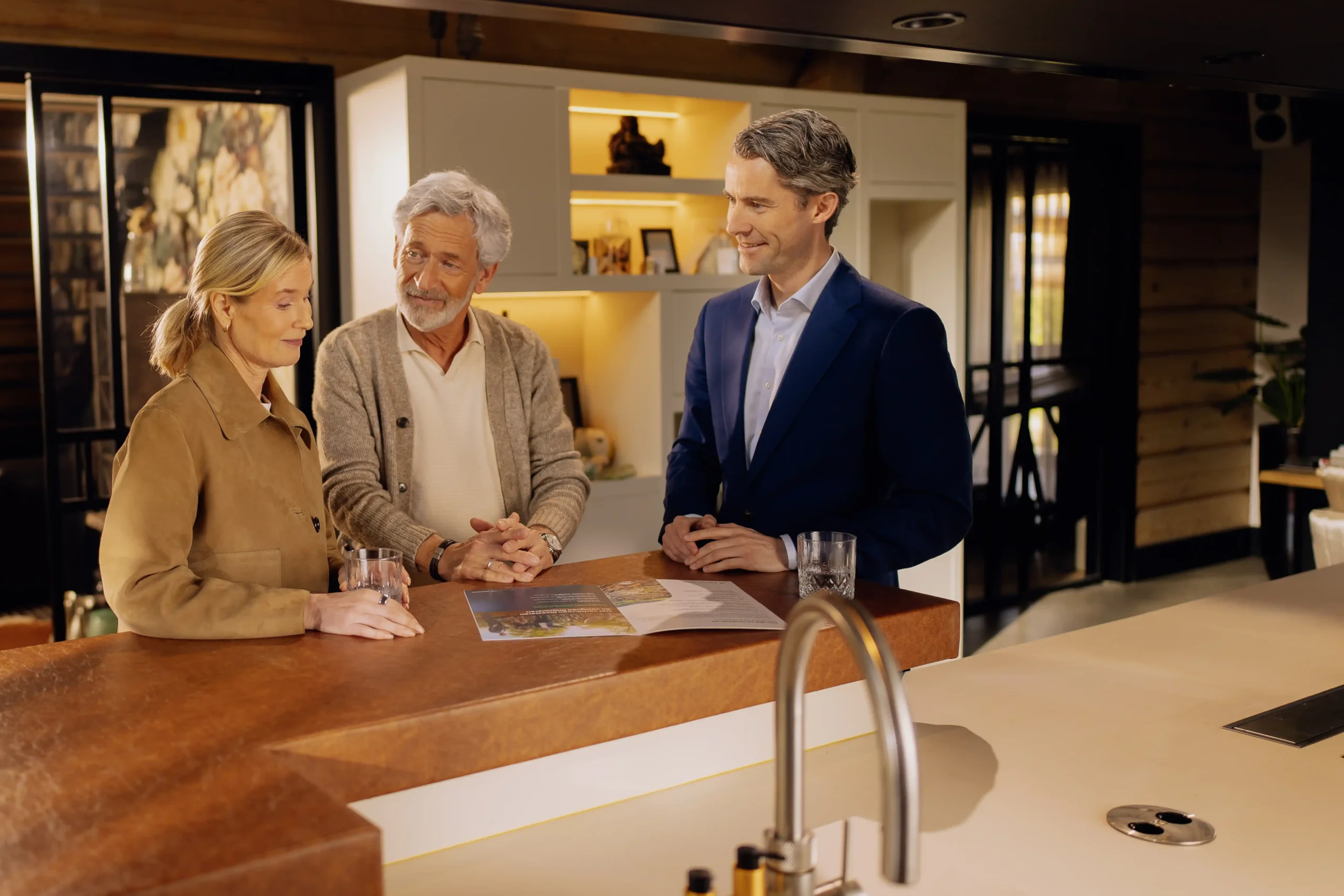 Financieel gesprek